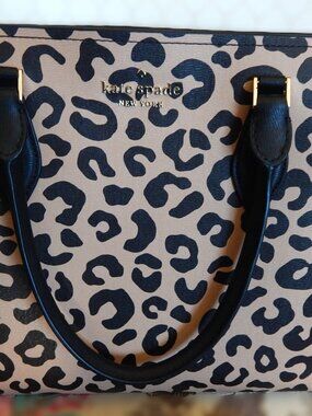 NWOT Kate Spade Darcy Large Handbag with Leopard Print-Shoulder Strap & Wallet